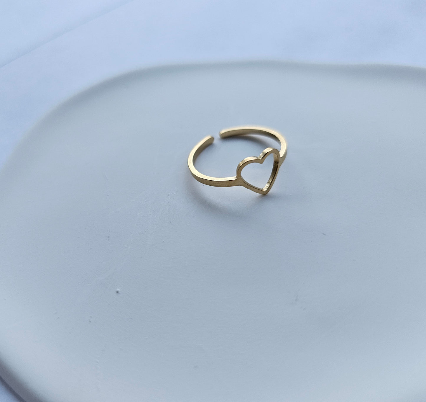 ANILLO CORAZON SIMPLE (ORO)