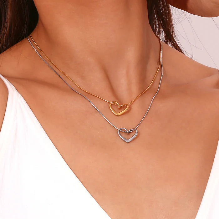 COLLAR CORAZON SECRETO (PLATEADO)