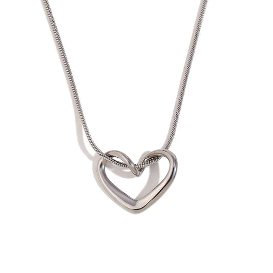 COLLAR CORAZON SECRETO (PLATEADO)